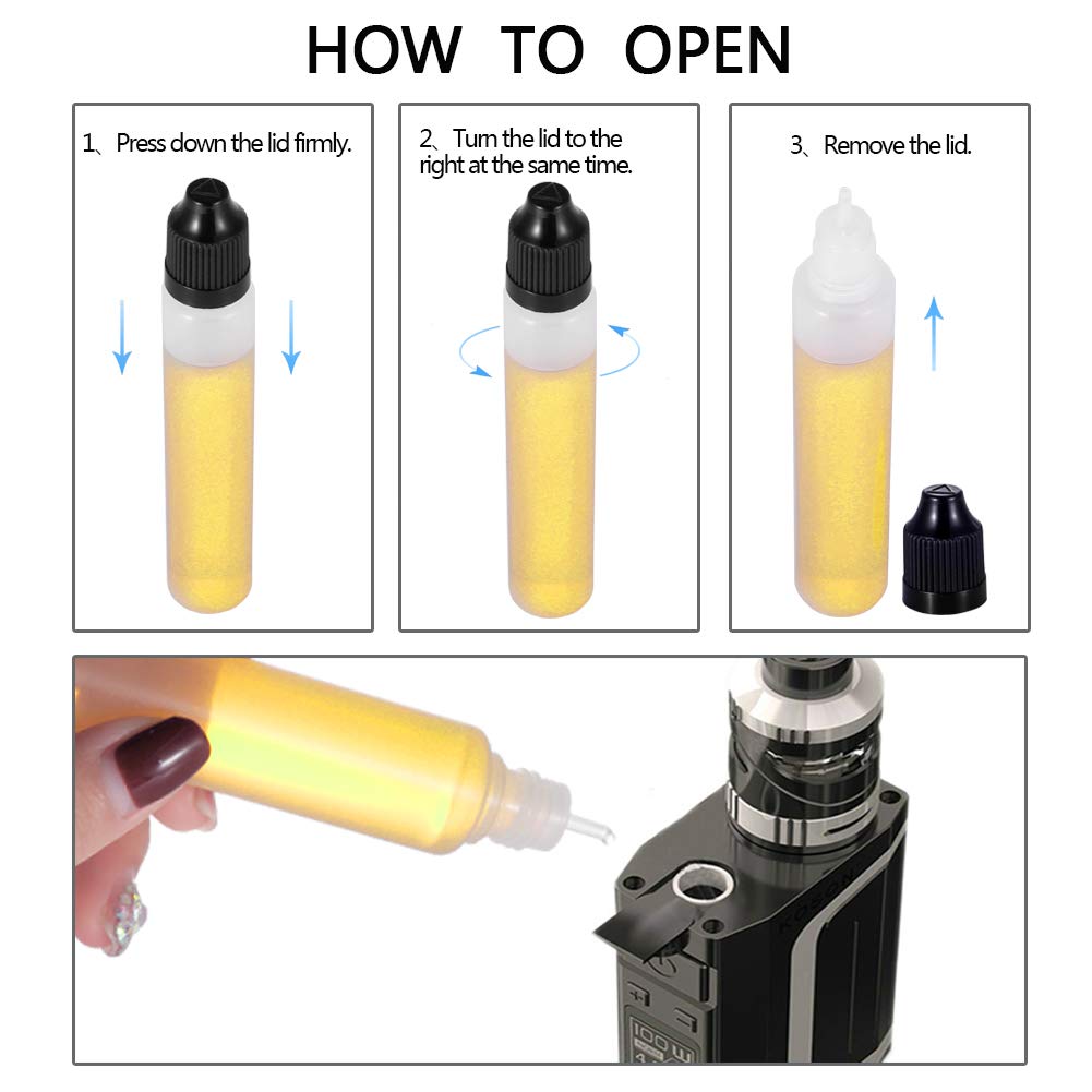 5Pcs 3ml-120ml LDPE Empty Plas - Fountain Pen Bottled Ink avaliação e preço