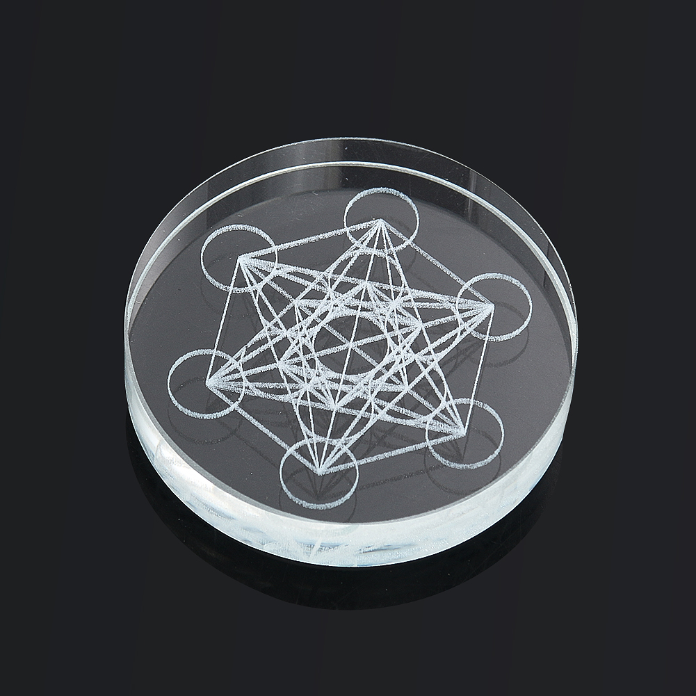 Metatron Cube Crystal Display  - Paper Weight Crystal avaliação e preço