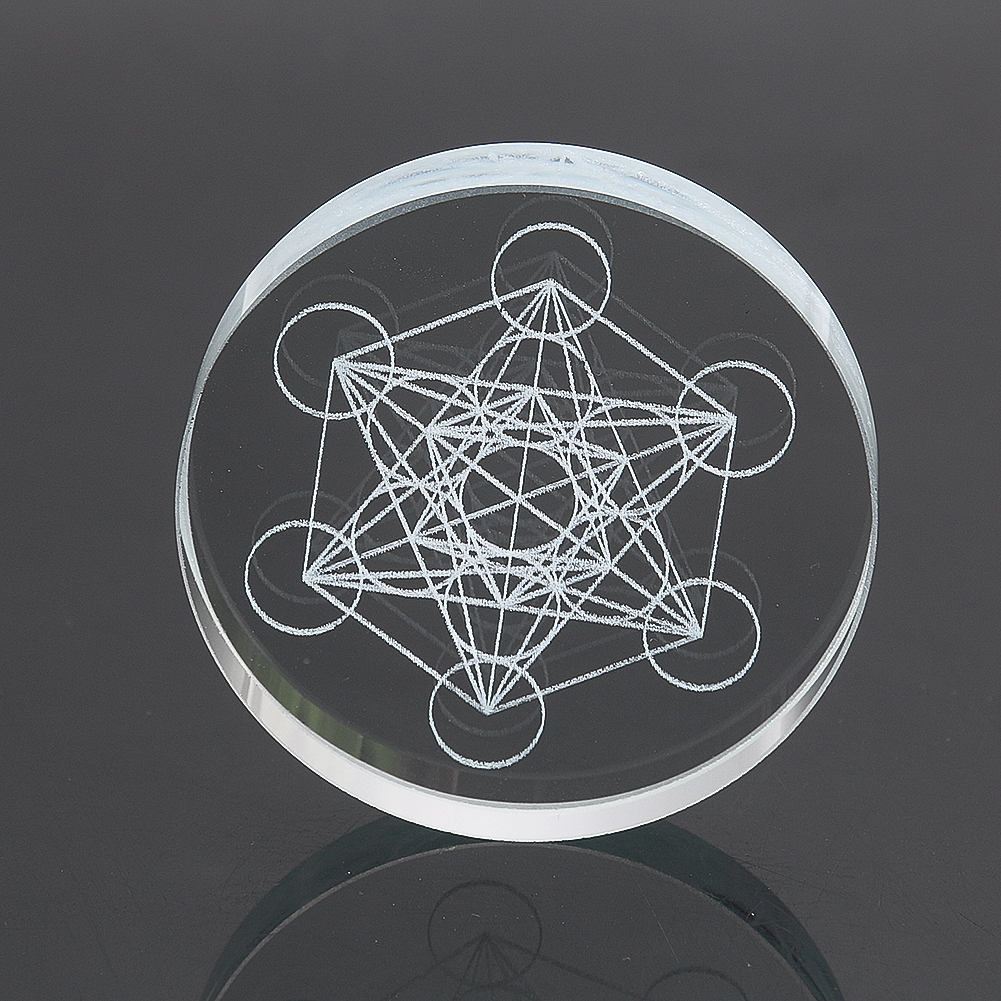 Metatron Cube Crystal Display  - Paper Weight Crystal avaliação e preço