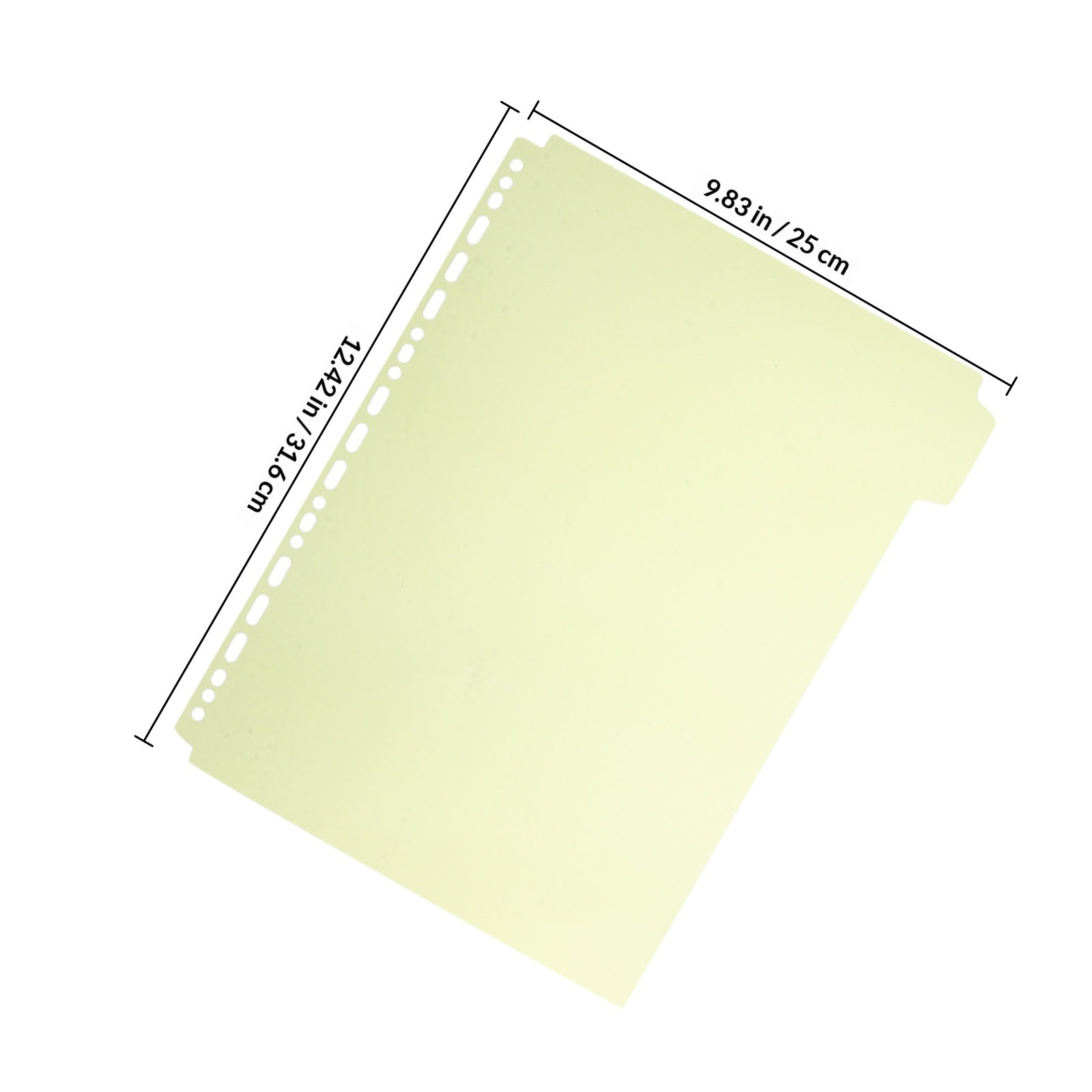 6Pcs A4 Ring Binder Index Divi - Tab Divider A4 avaliação e preço