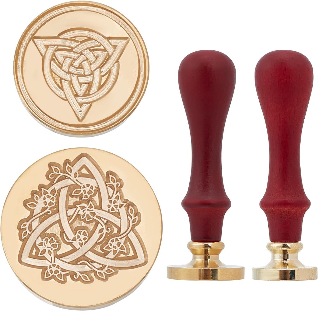2 Set Celtic Knot Wax Seal Sta - Wax Seal Stamp Set avaliação e preço