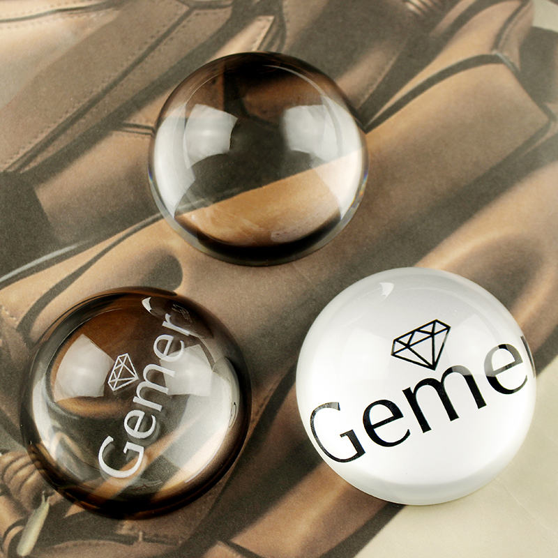 Custom Crystal Hemisphere Glas - Paper Weight Crystal avaliação e preço
