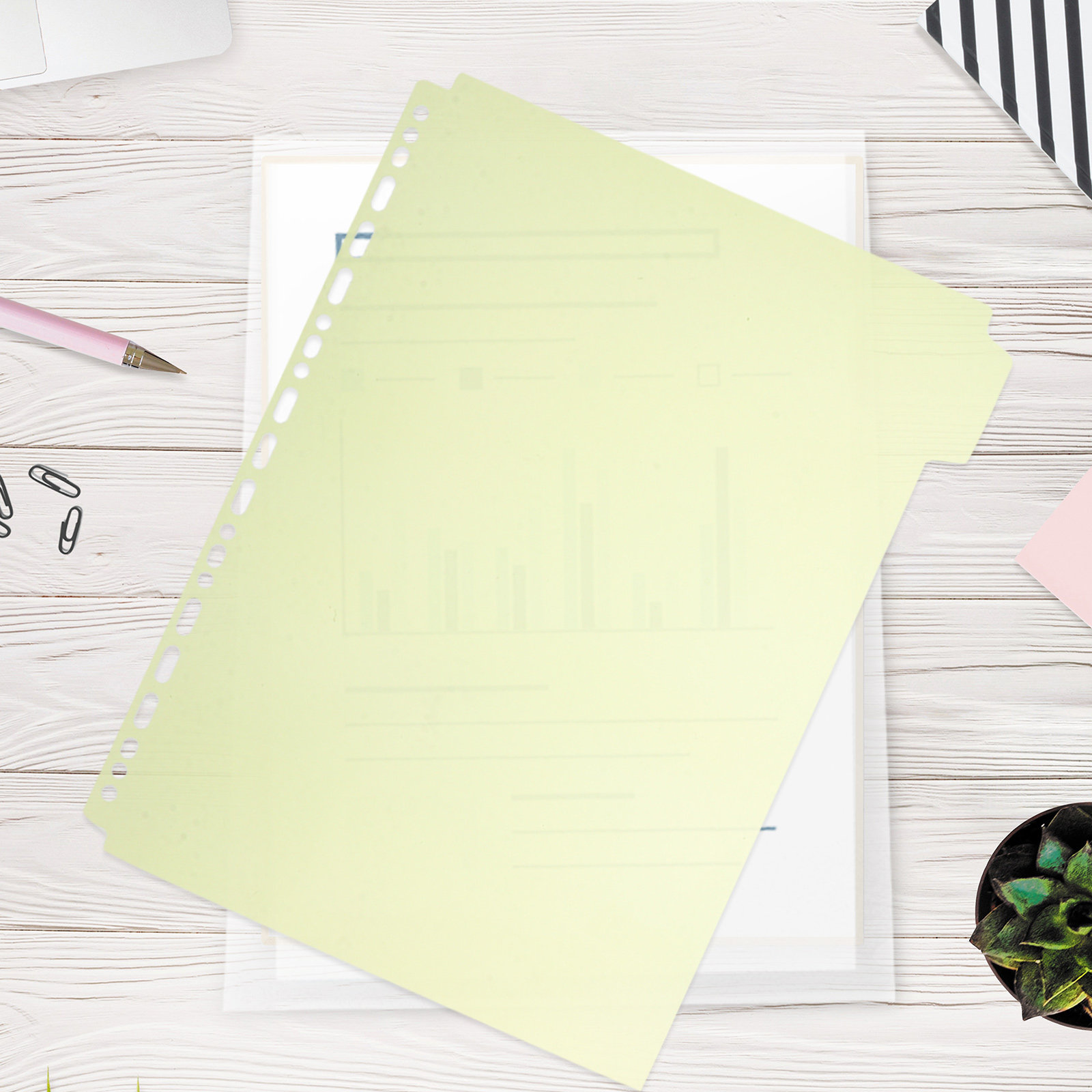 6Pcs Tabbed Binder Divider She - Tab Divider A4 avaliação e preço