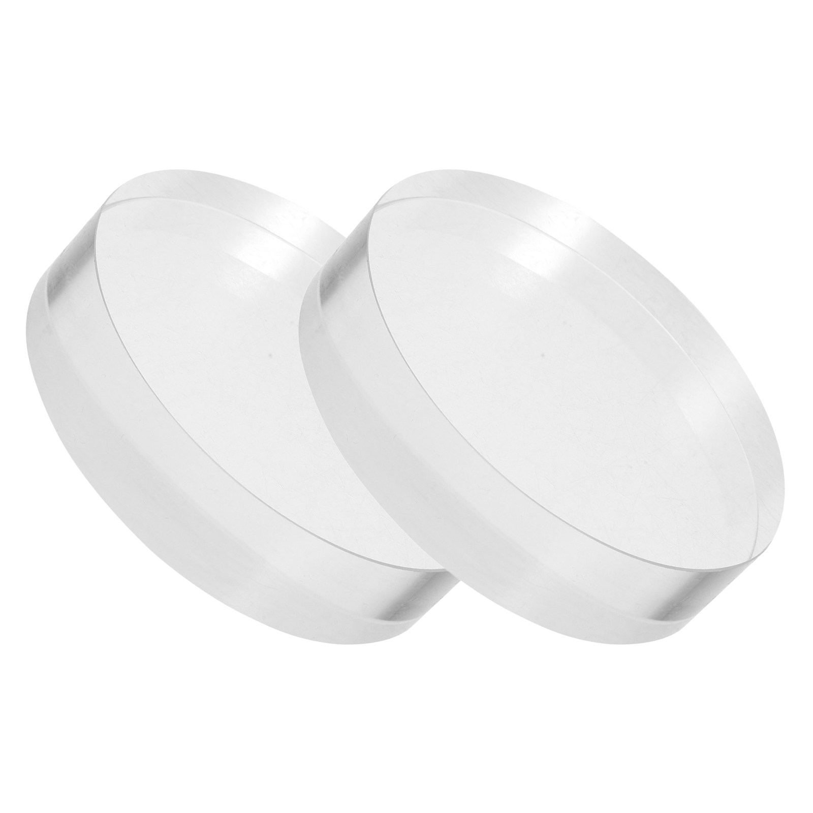 2Pcs Round Crystal Decorative  - Book Weight Glass avaliação e preço