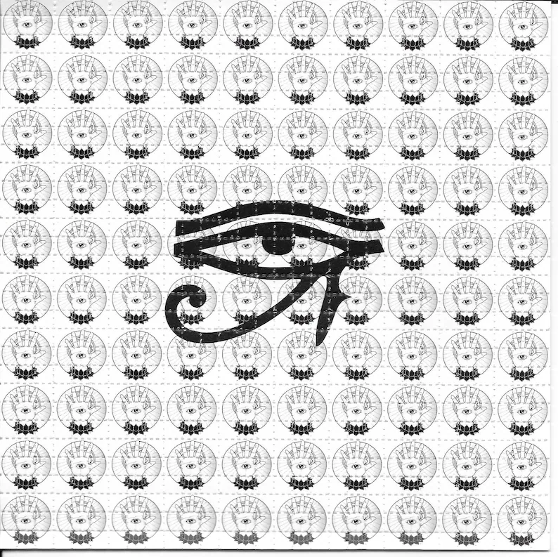 Eye of Providence Psychedelic  - Ink Blotter Paper avaliação e preço