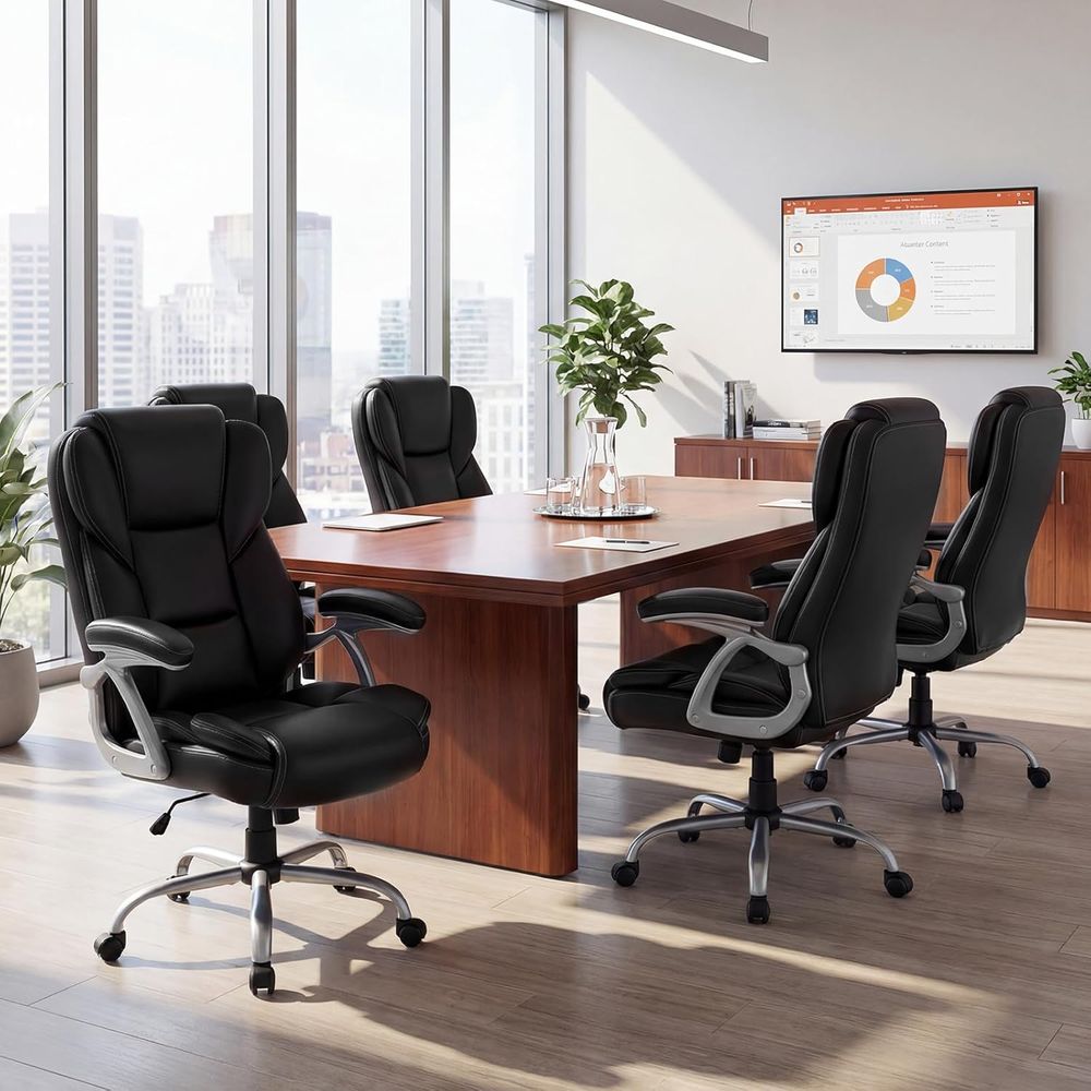 High Back Leather Ergonomic Sw - Leather Desk Pad avaliação e preço