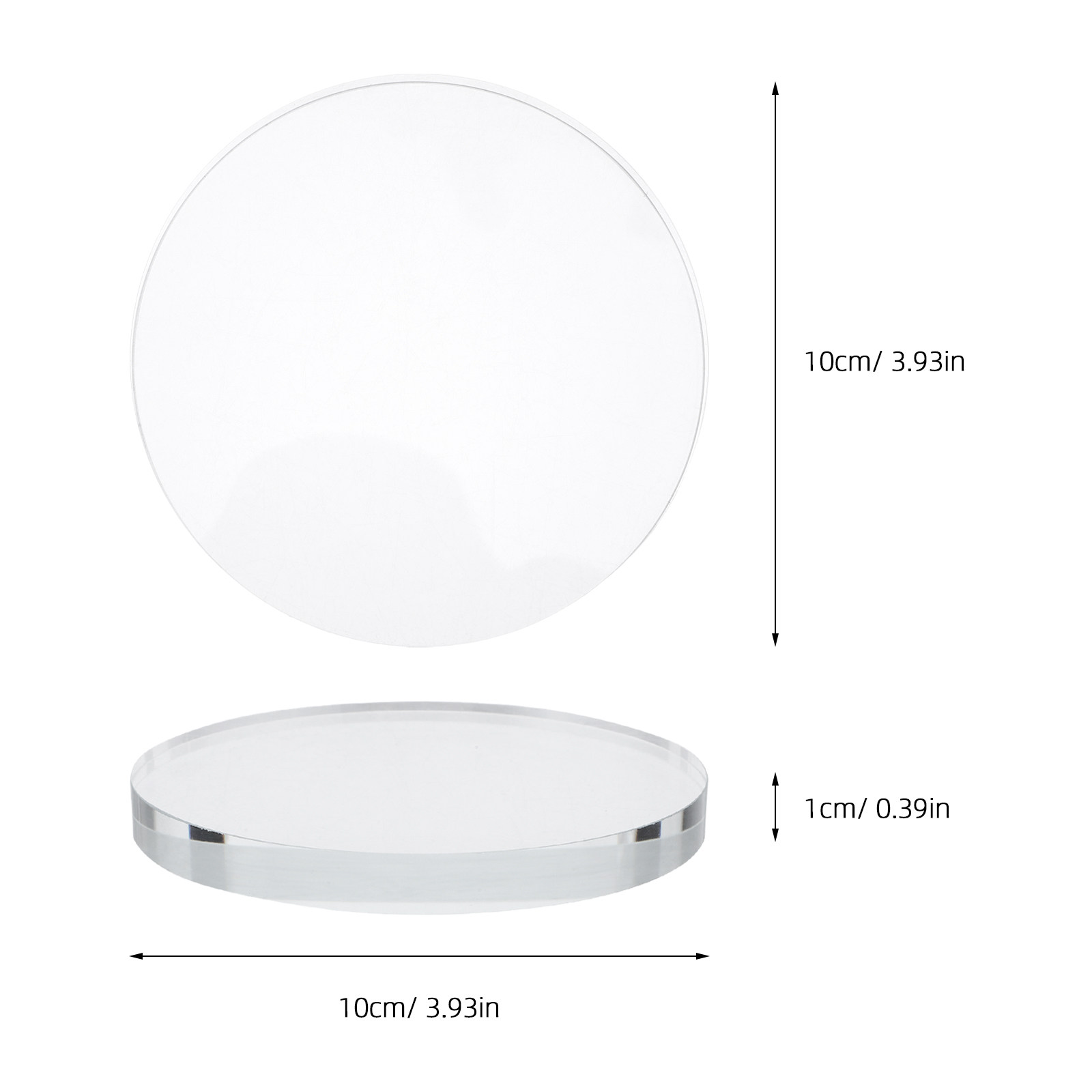 Heavy Round Glass Paperweight  - Book Weight Glass avaliação e preço