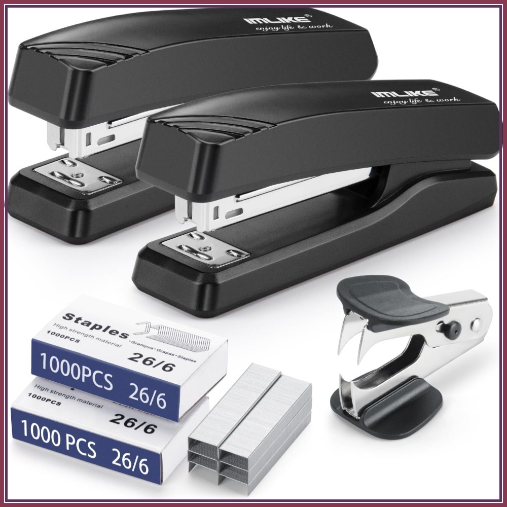 Half Strip Desk Stapler 2-Pack - Stapler Half Strip avaliação e preço