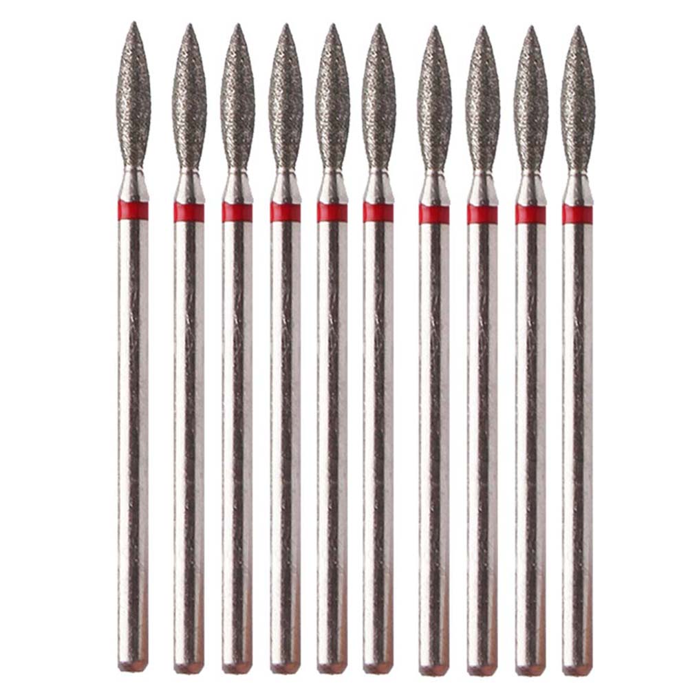 10pcs Diamond Nail Drill Bits  - Gel Refill Pack avaliação e preço