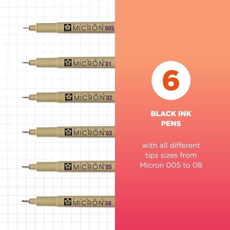 Pigma Micron Fineliner Pens wi - Archive Box Set avaliação e preço