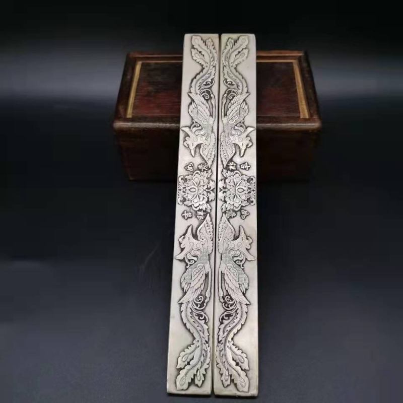 White Brass Paperweight Antiqu - Book Weight Glass avaliação e preço