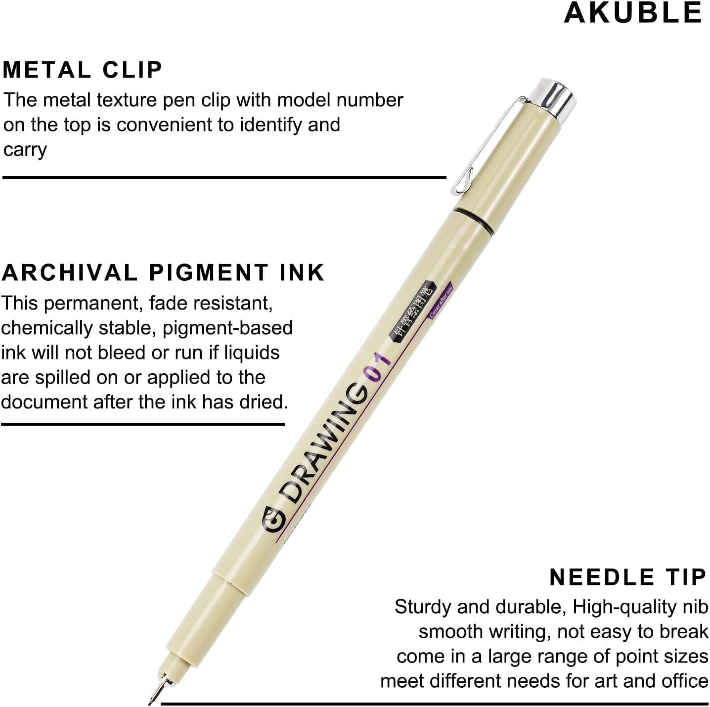 12 Black Micro Fineliner Drawi - Archive Box Set avaliação e preço