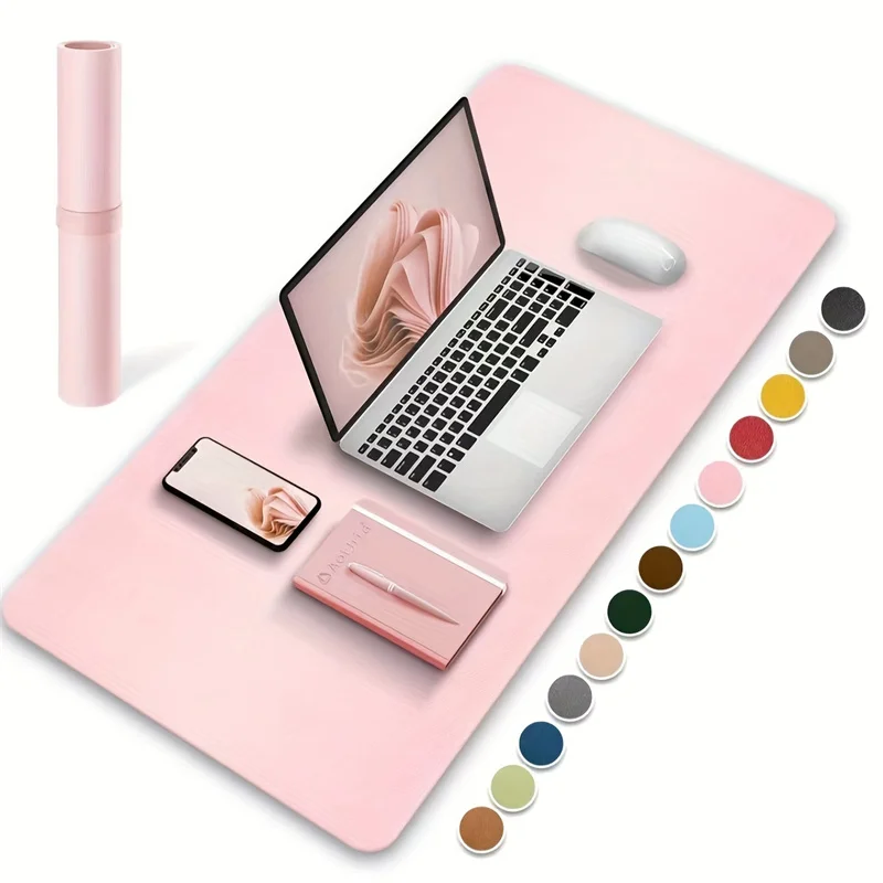 1 Pcs Large Size 600*300mm Off - Leather Desk Pad avaliação e preço