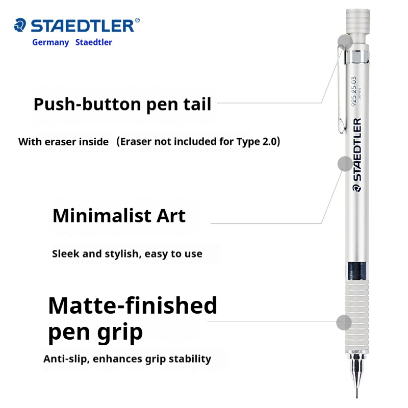 Staedtler 925 Full Metal Draft - Mechanical Pencil 0.3 avaliação e preço