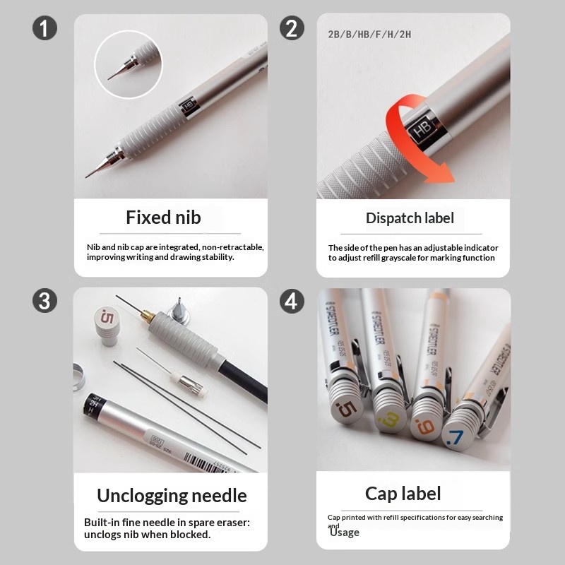 Staedtler 925 Full Metal Draft - Mechanical Pencil 0.3 avaliação e preço