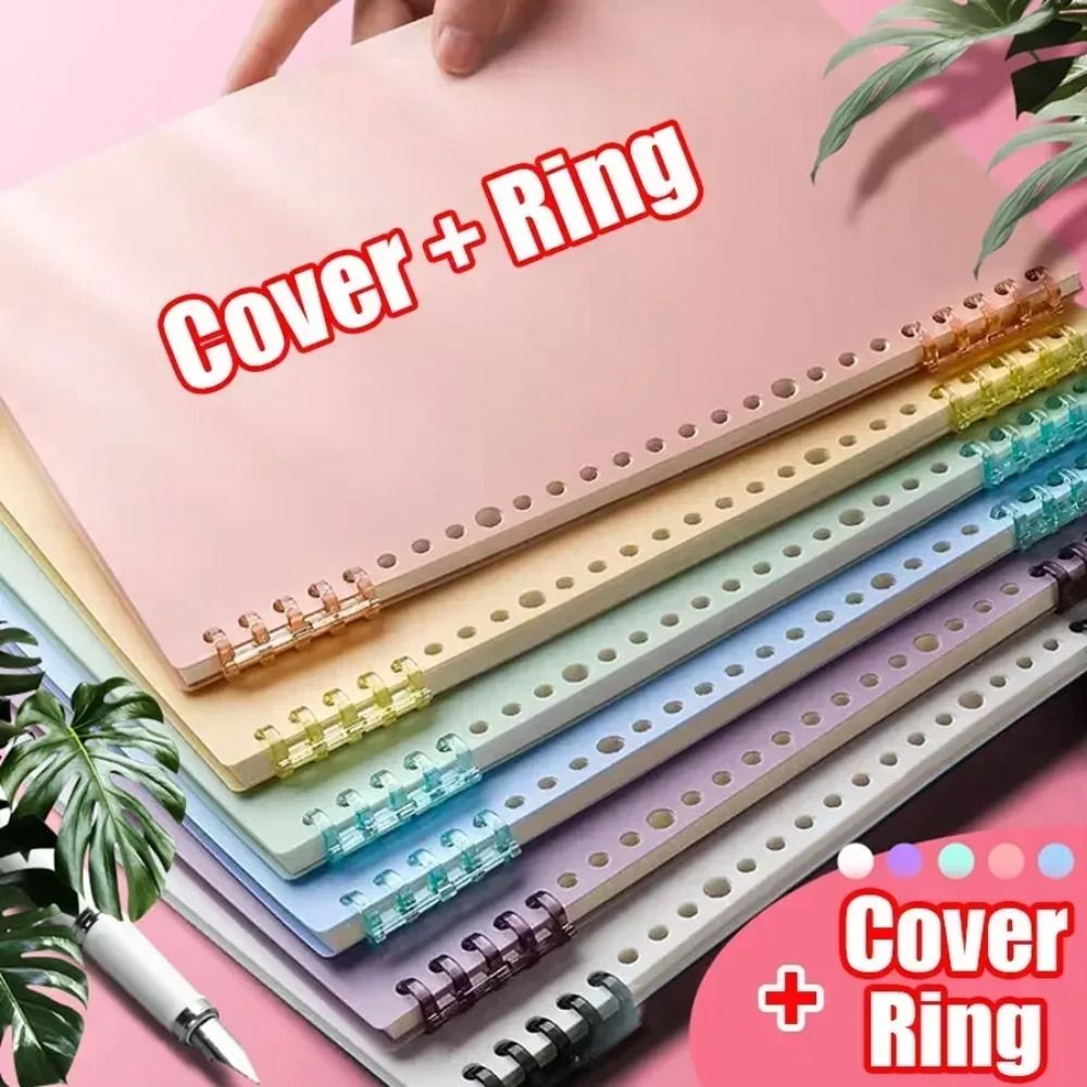 4Pcs PP Loose-leaf Book Cover  - Binder A4 Lever avaliação e preço
