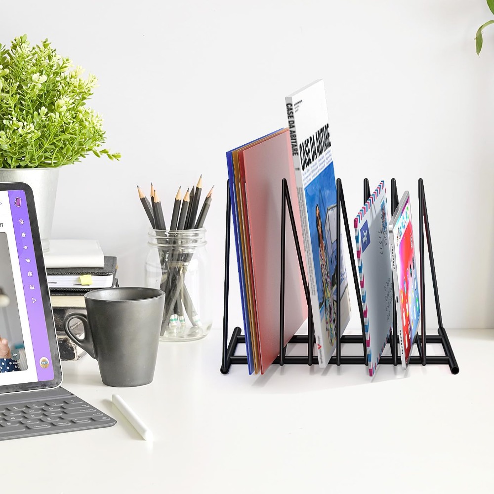 Triangle Desk File Organizer,  - Magazine Holder Rack avaliação e preço