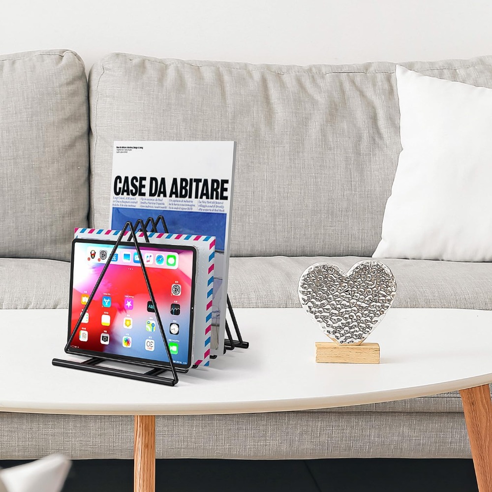 Triangle Desk File Organizer,  - Magazine Holder Rack avaliação e preço