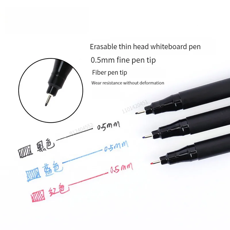 8pcs Erasable Whiteboard Pen 0 - Correction Pen Fine avaliação e preço