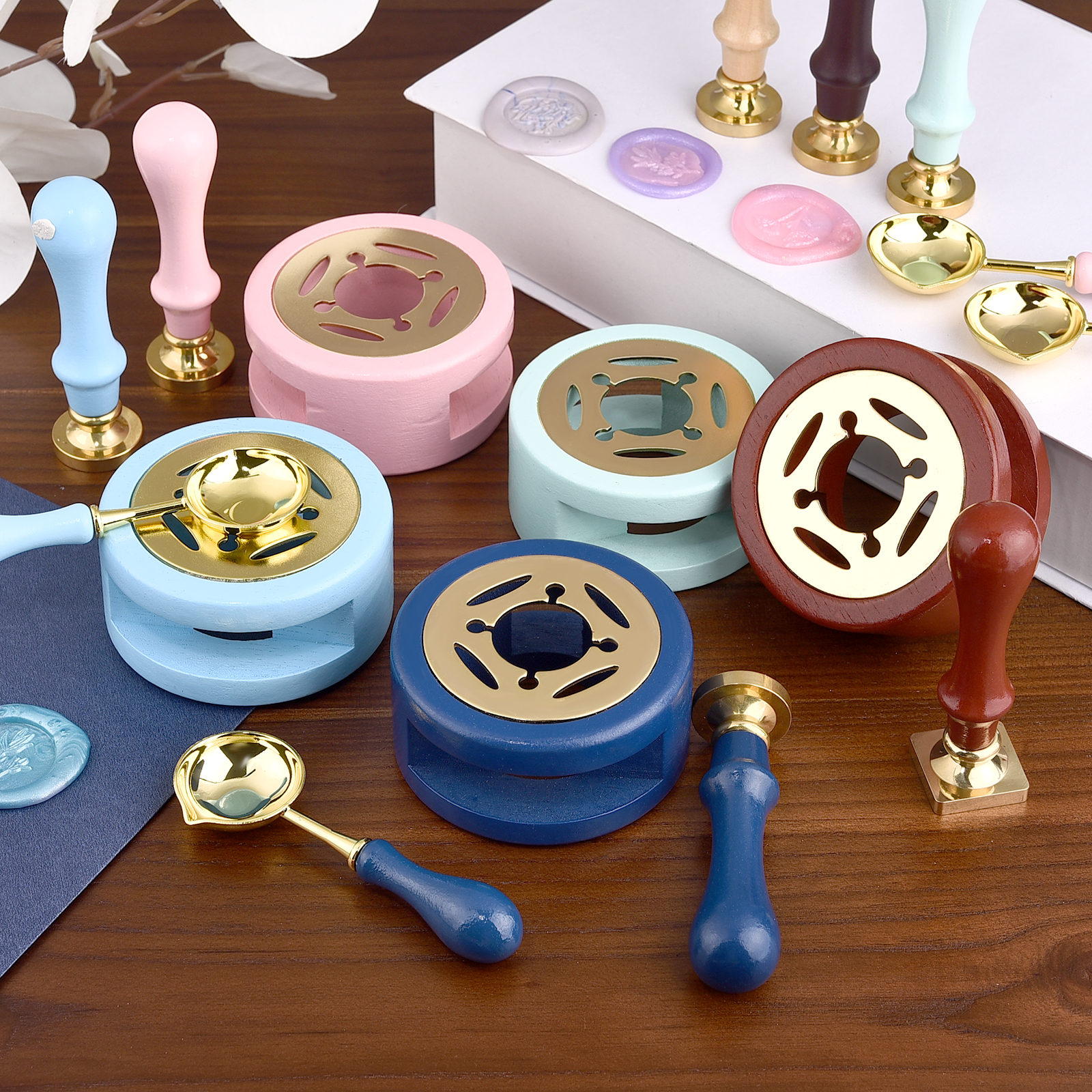 2/3Pcs Set Retro Sealing Wax F - Wax Seal Stamp Set avaliação e preço