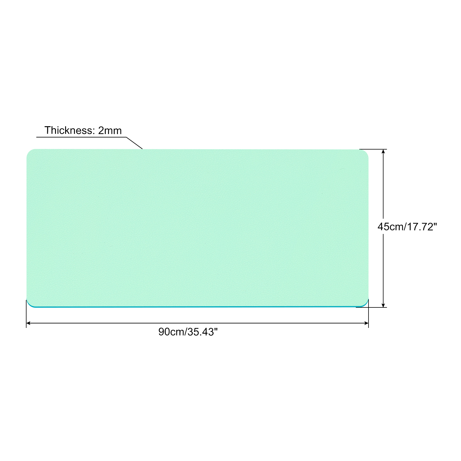 Office Desk Mat Protector PU L - Leather Desk Pad avaliação e preço