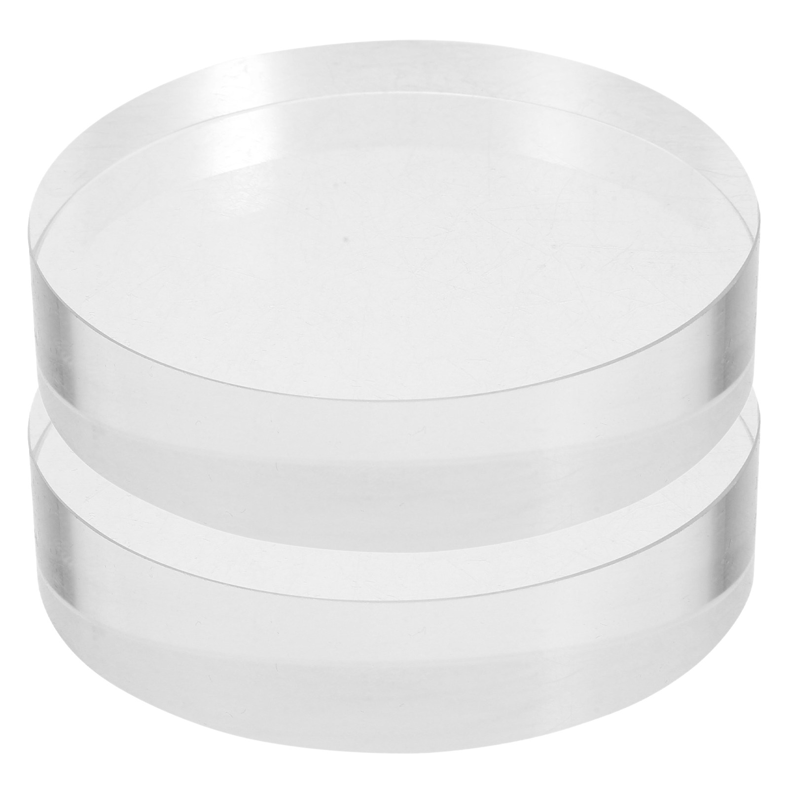 2Pcs Crystal Round Paperweight - Book Weight Glass avaliação e preço