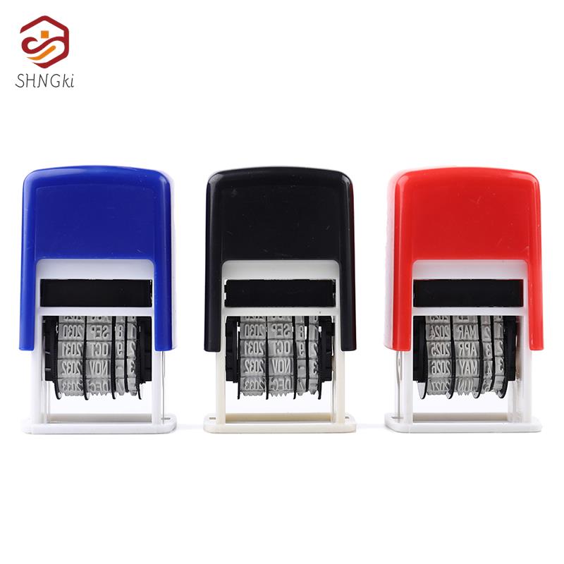 1Pcs Cute Date Stamp In Englis - Rubber Date Stamp avaliação e preço