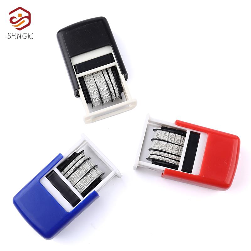 1Pcs Cute Date Stamp In Englis - Rubber Date Stamp avaliação e preço