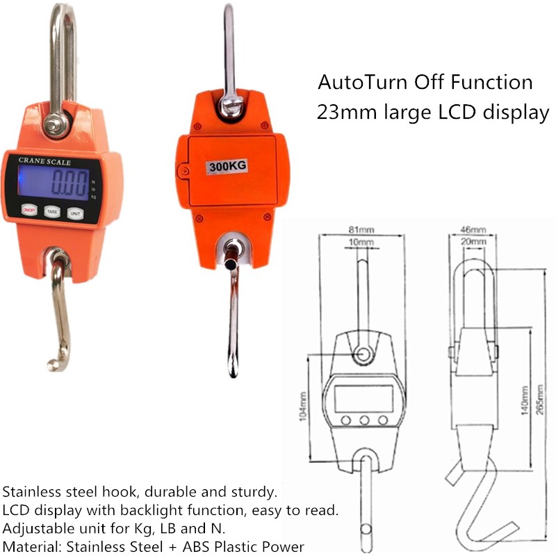 Digital Crane Scale 500kg 1000 - Tape Dispenser Weighted avaliação e preço
