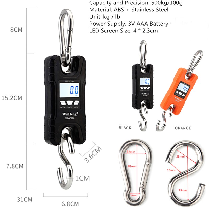 Digital Crane Scale 500kg 1000 - Tape Dispenser Weighted avaliação e preço