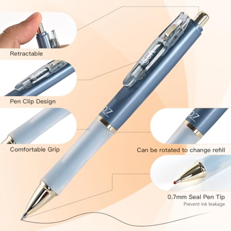 Soft Gel Ink Pens for Journali - Gel Refill Pack avaliação e preço