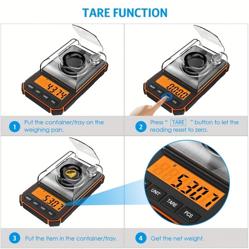 1pc 0.001g Professional Jewelr - Tape Dispenser Weighted avaliação e preço
