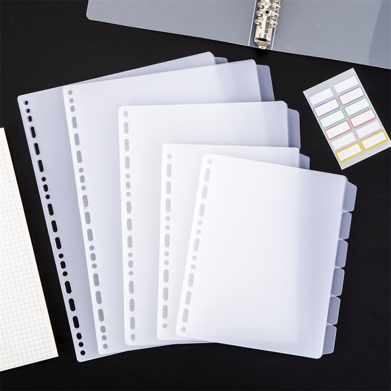 A4 A5 B5 Binder Dividers Gener - Tab Divider A4 avaliação e preço