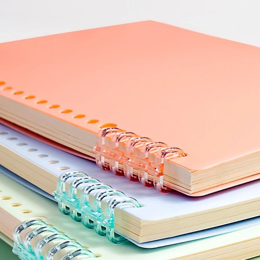 4Pcs PP Loose-leaf Book Cover  - Binder A4 Lever avaliação e preço