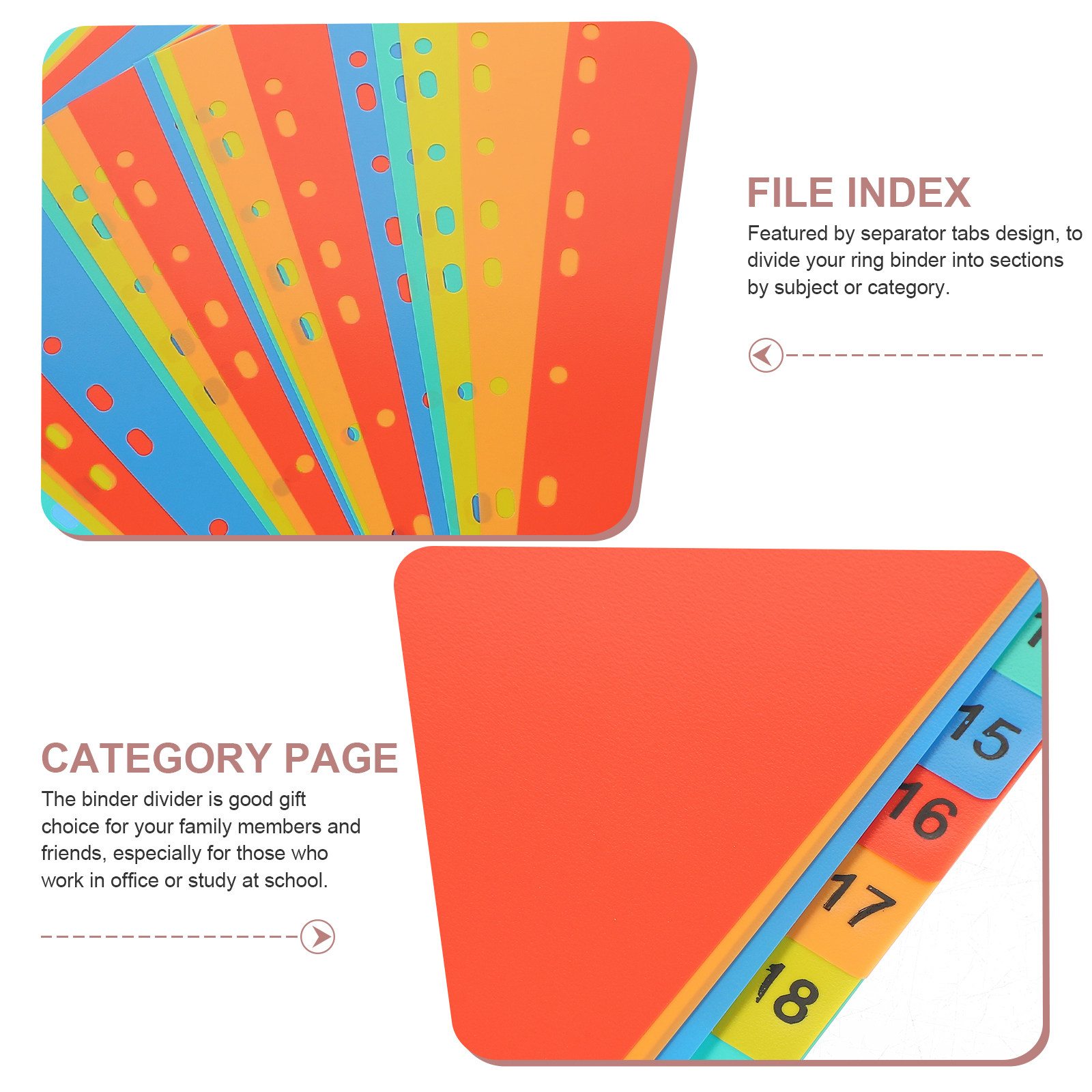 20 Sheets A4 Heavy Duty Binder - Tab Divider A4 avaliação e preço