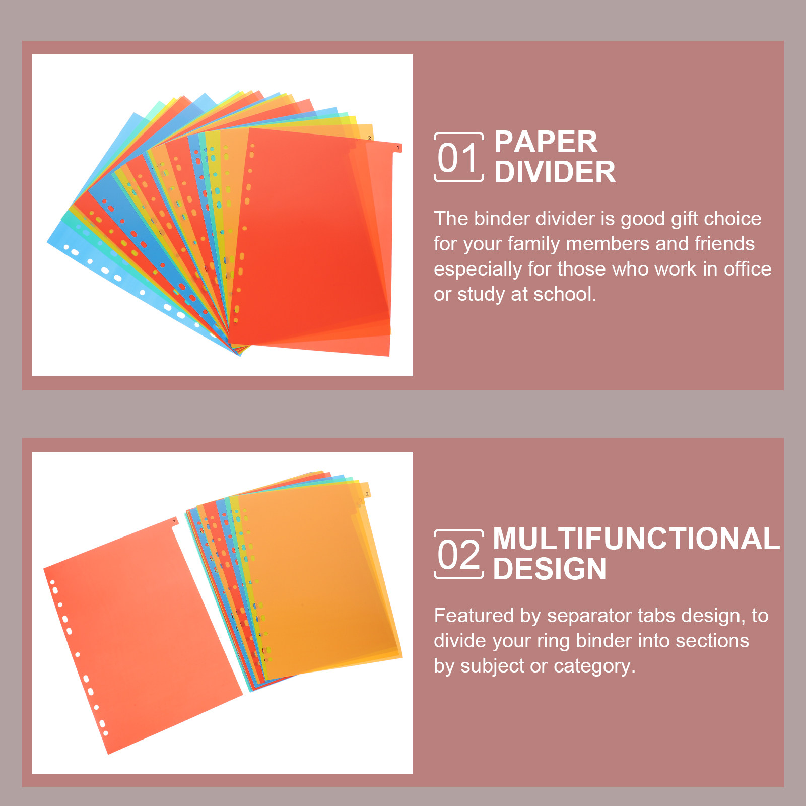 20 Sheets A4 Heavy Duty Binder - Tab Divider A4 avaliação e preço
