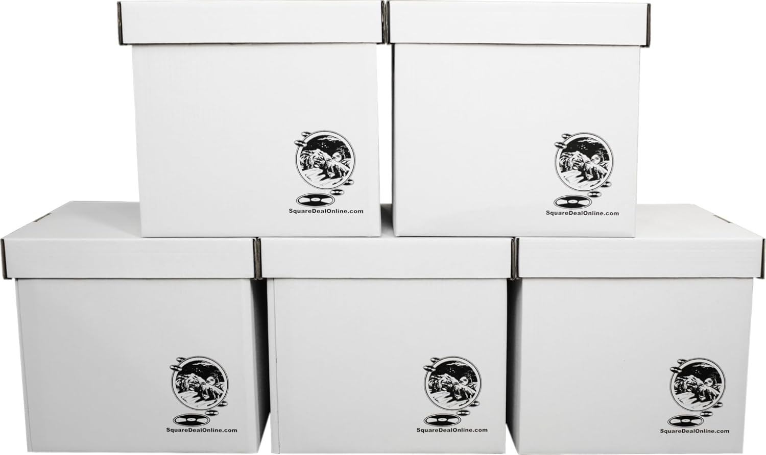 Set of 5 Heavy-Duty 12-Inch Vi - Archive Box Set avaliação e preço