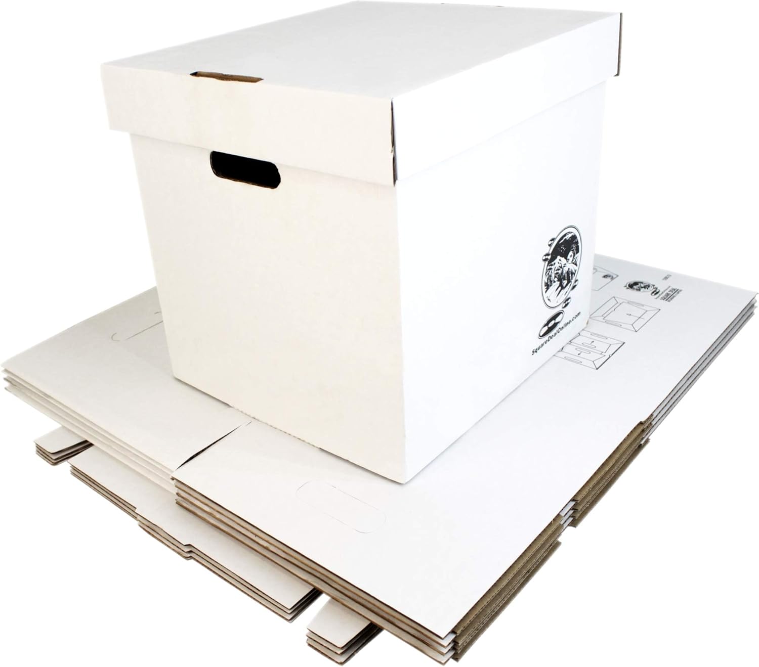 Set of 5 Heavy-Duty 12-Inch Vi - Archive Box Set avaliação e preço