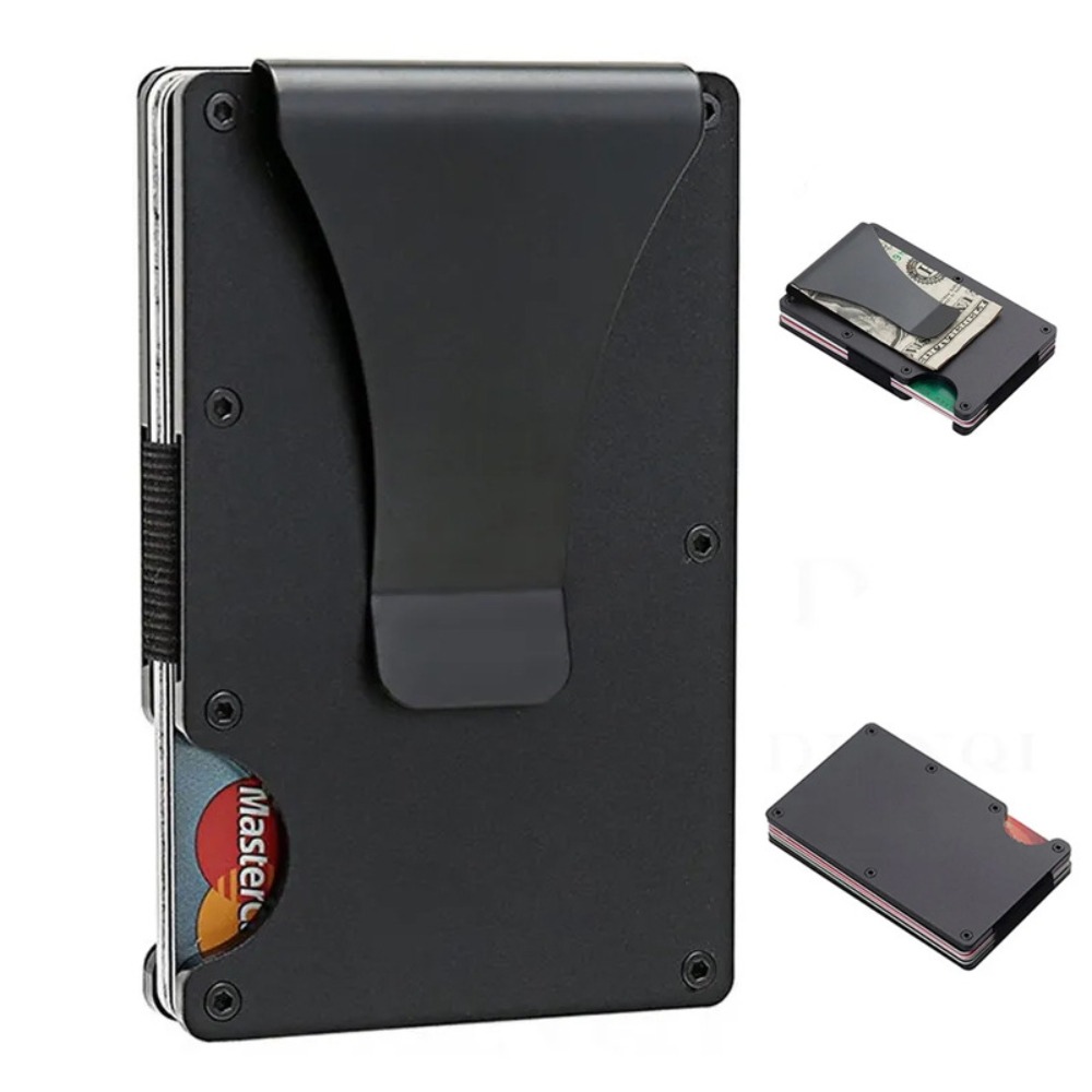 Aluminum Alloy Rfid Blocking C - Index Card Holder avaliação e preço
