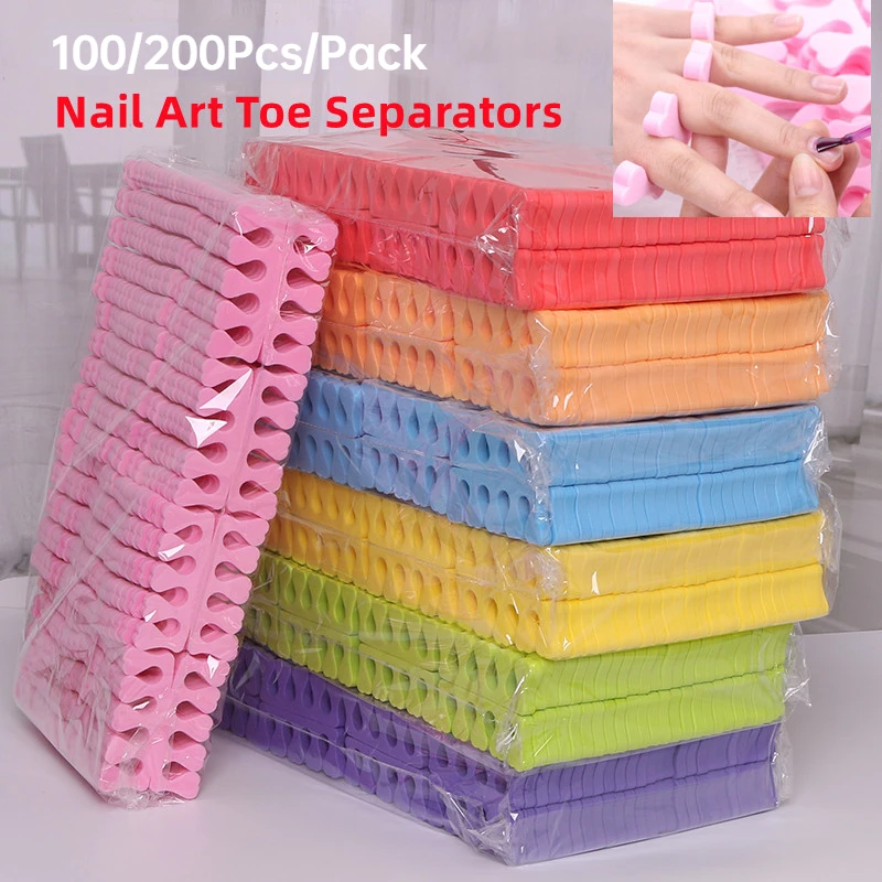 100,200pcs/Pack Nail Art Toe S - Gel Refill Pack avaliação e preço