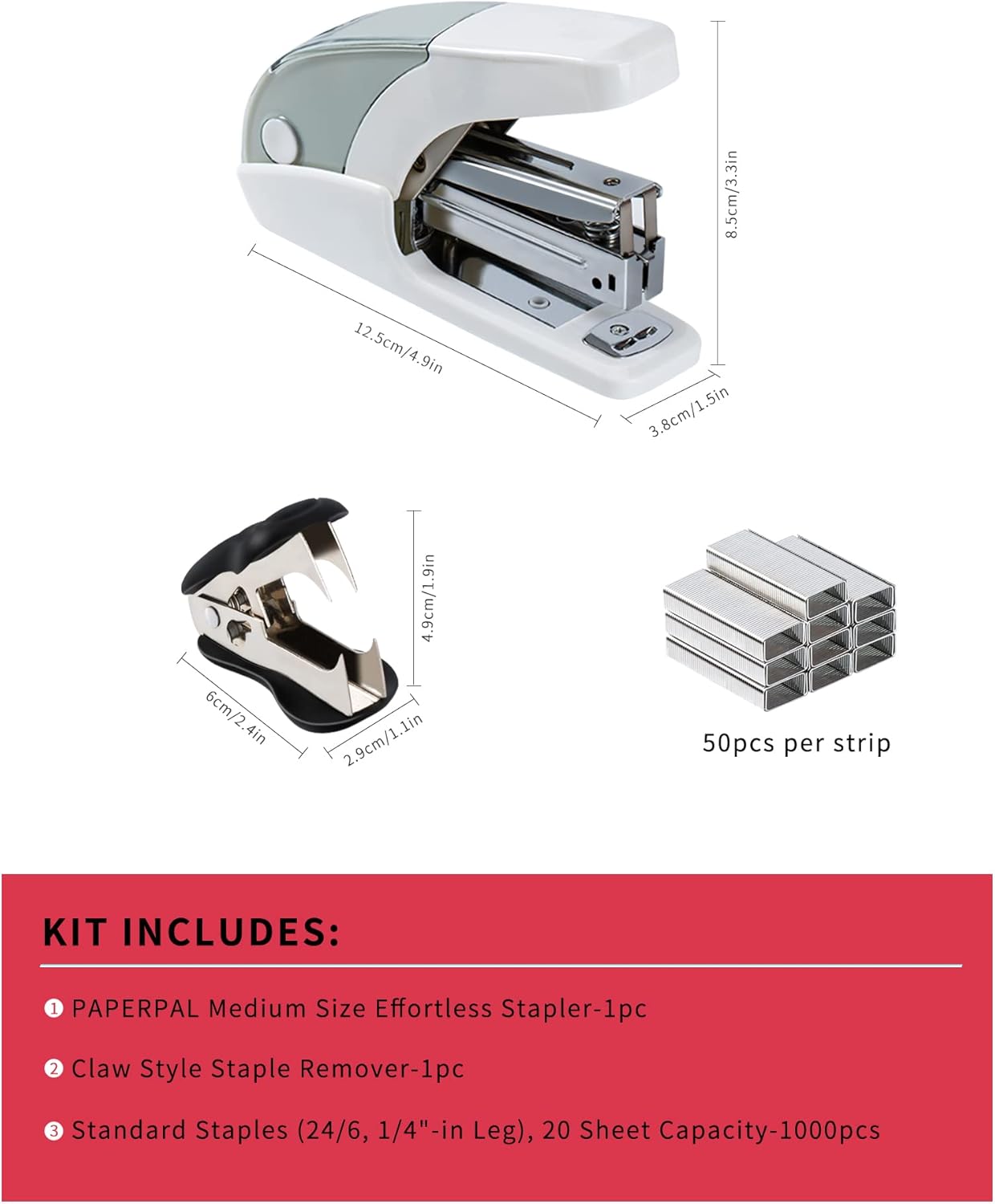 Effortless Standard Stapler Se - Stapler Half Strip avaliação e preço
