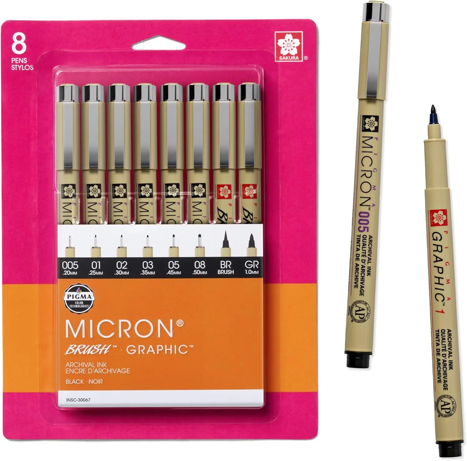 Fineliner Drawing Pens Set, 8  - Archive Box Set avaliação e preço