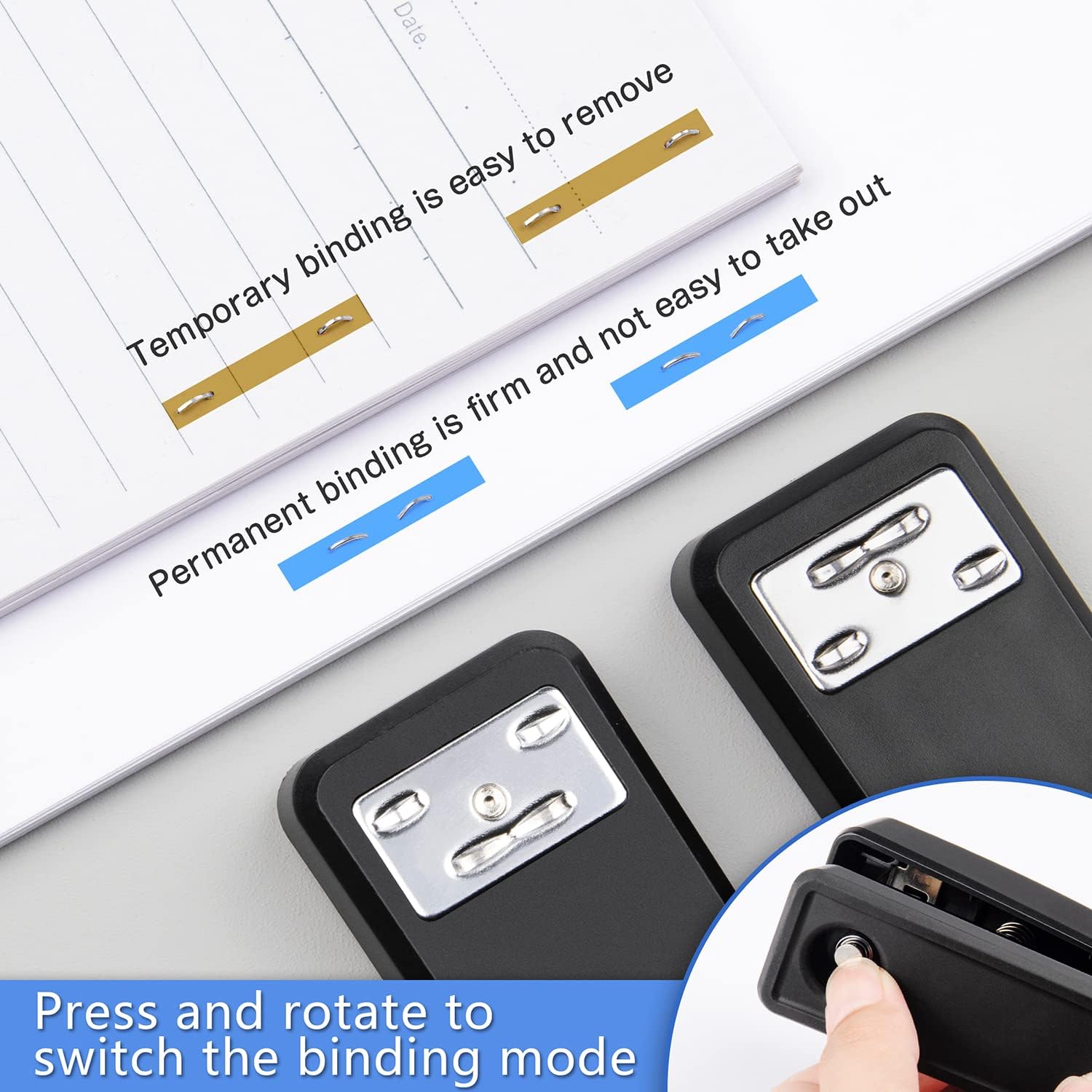 Desktop Office Stapler with 20 - Stapler Half Strip avaliação e preço