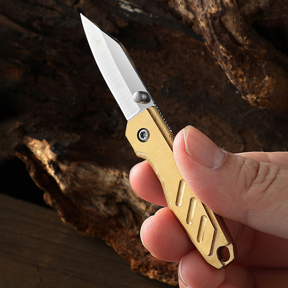 Brass Mini Folding Utility Kni - Letter Opener Brass avaliação e preço