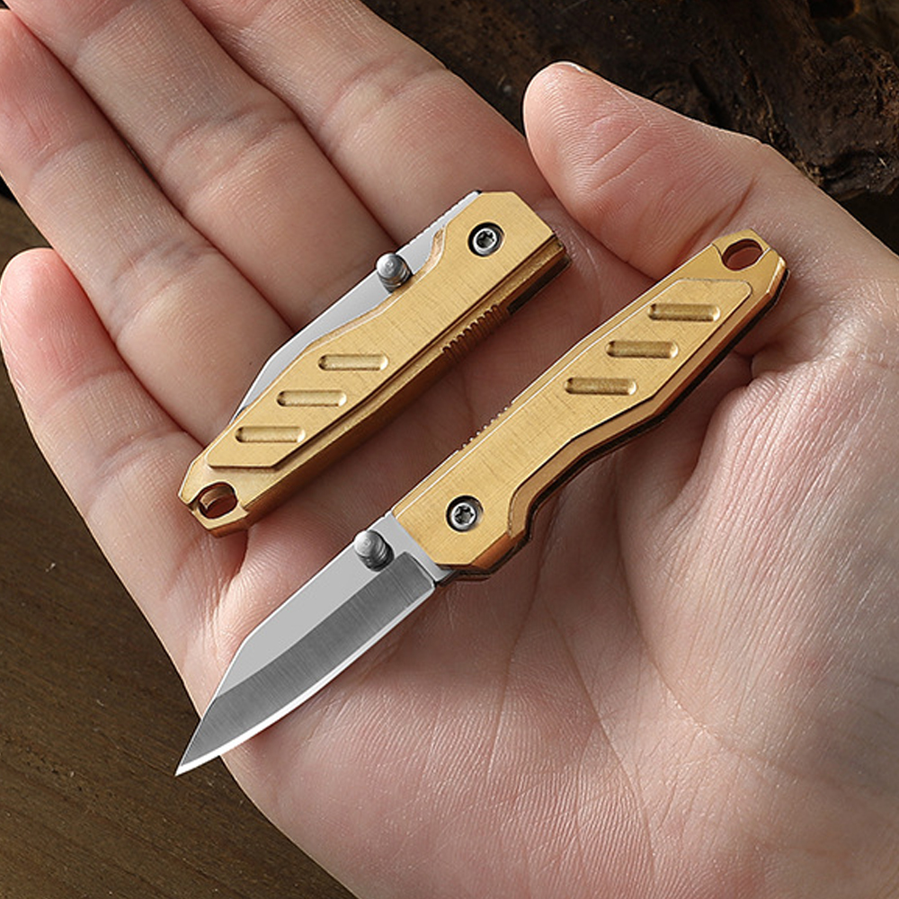 Brass Mini Folding Utility Kni - Letter Opener Brass avaliação e preço