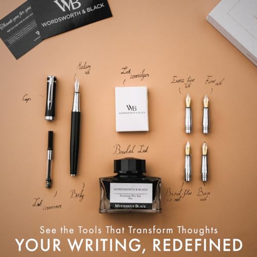 Fountain Pen Gift Set, Include - Fountain Pen Bottled Ink avaliação e preço