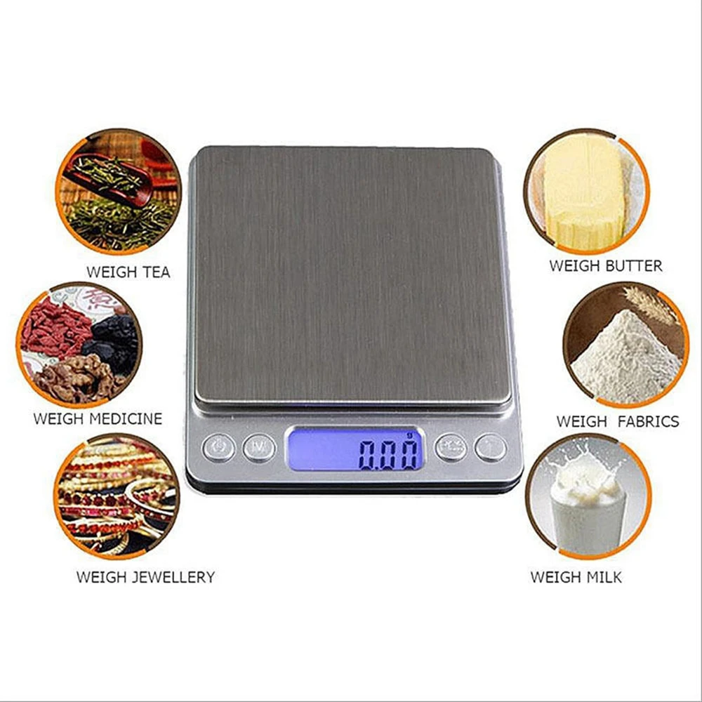 500g X 0.01g Digital Gram Scal - Tape Dispenser Weighted avaliação e preço