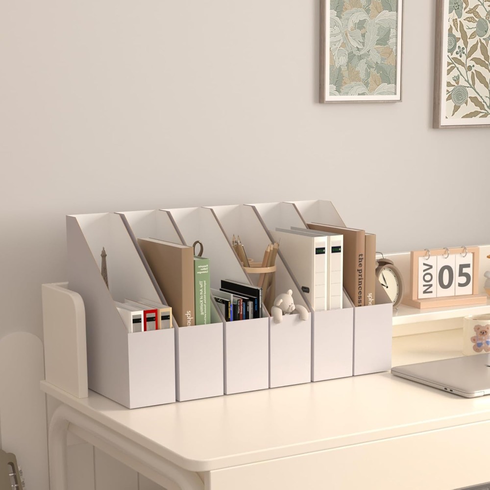 12 Pack Magazine File Holder,  - Magazine Holder Rack avaliação e preço