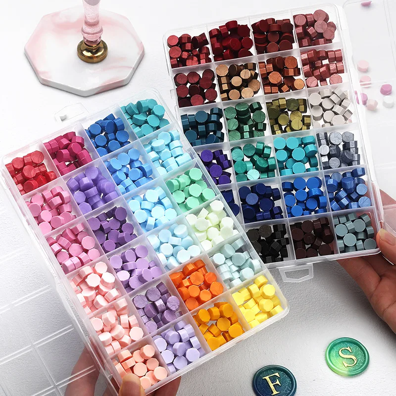 Retro Sealing Wax Beads Set 10 - Wax Seal Stamp Set avaliação e preço