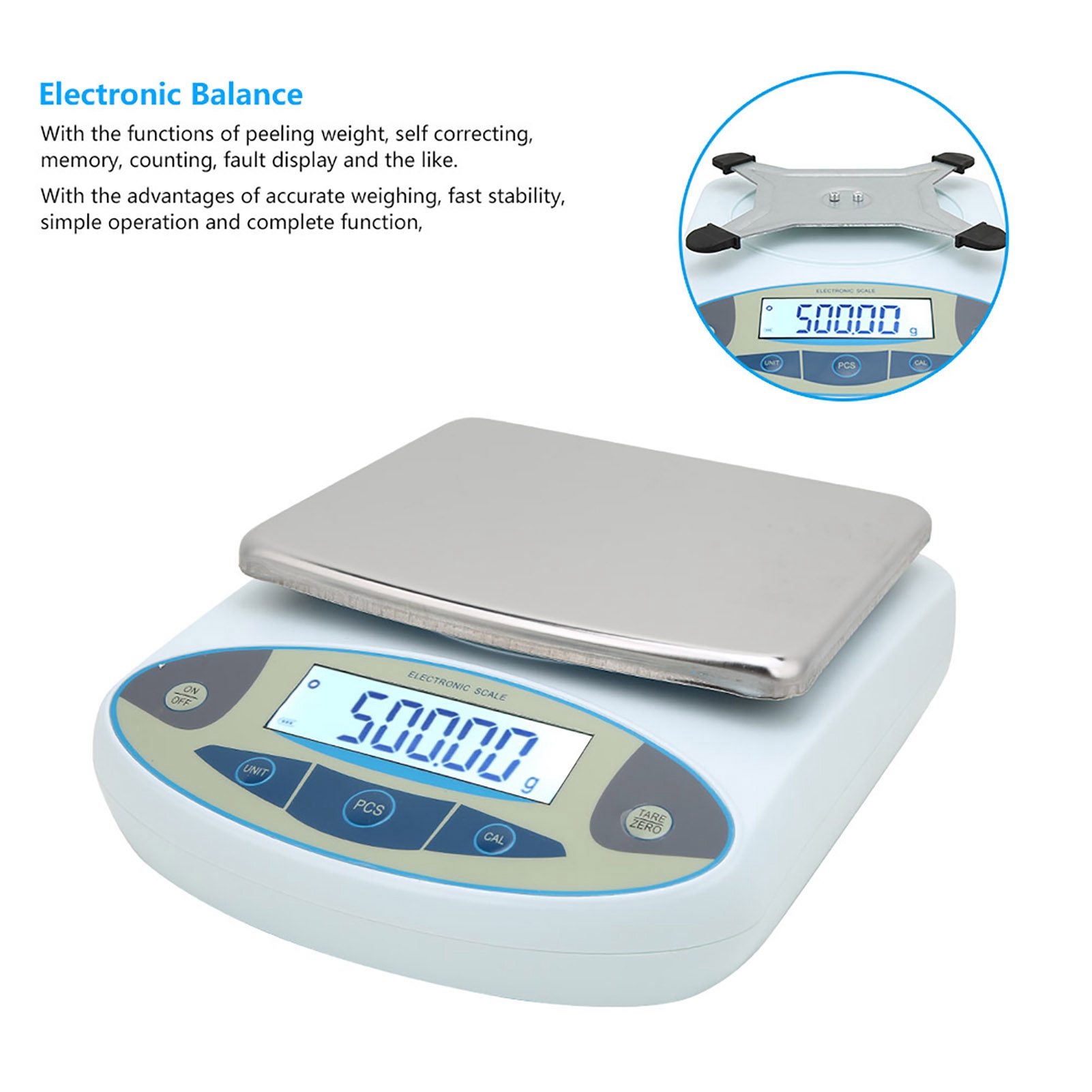 5000g 0.01g Digital Precision  - Tape Dispenser Weighted avaliação e preço